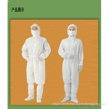 Esd Working White Anti Static Clean Room Garments Jackets For Lab